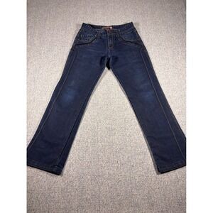 Crunch Jeans Dark Blue Embroidered Jeans Men's 30X30